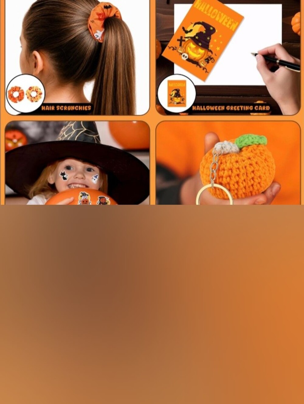 10-Piece Halloween Boo Basket Gift Set for Her Ghost Pumpkin New - Picture 5 of 7